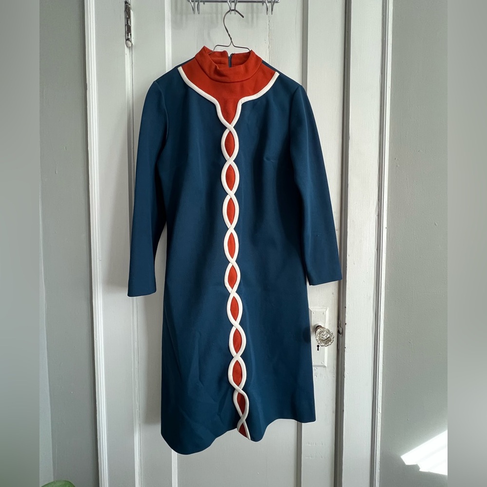Vintage Women’s Dress 1960s Bleeker Street Retro Mod
